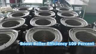 High Efficiency Stainless Steel 24-48KW Heat Exchangers for Condensing Gas Boilers